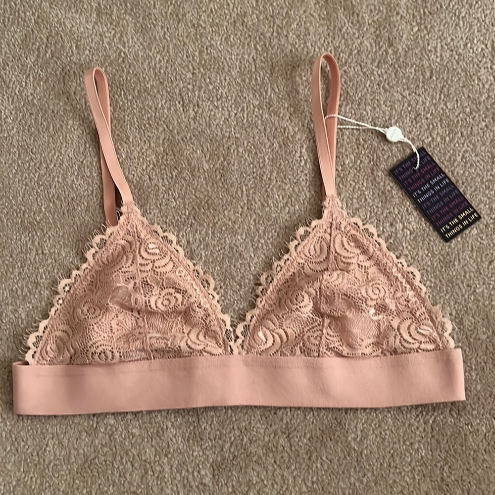 NWT Pepper Bra Everyday Lace Bralette Size Medium Sienna